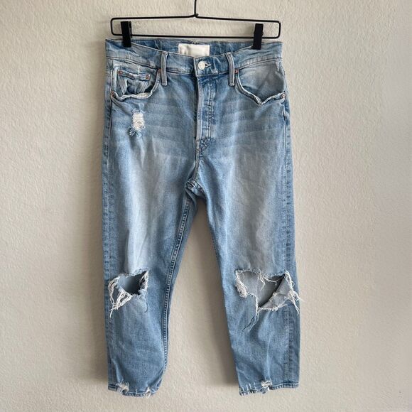MOTHER SUPERIOR The Tomcat High Rise The Confession Light Blue Jeans Womens 29 - Picture 3 of 11